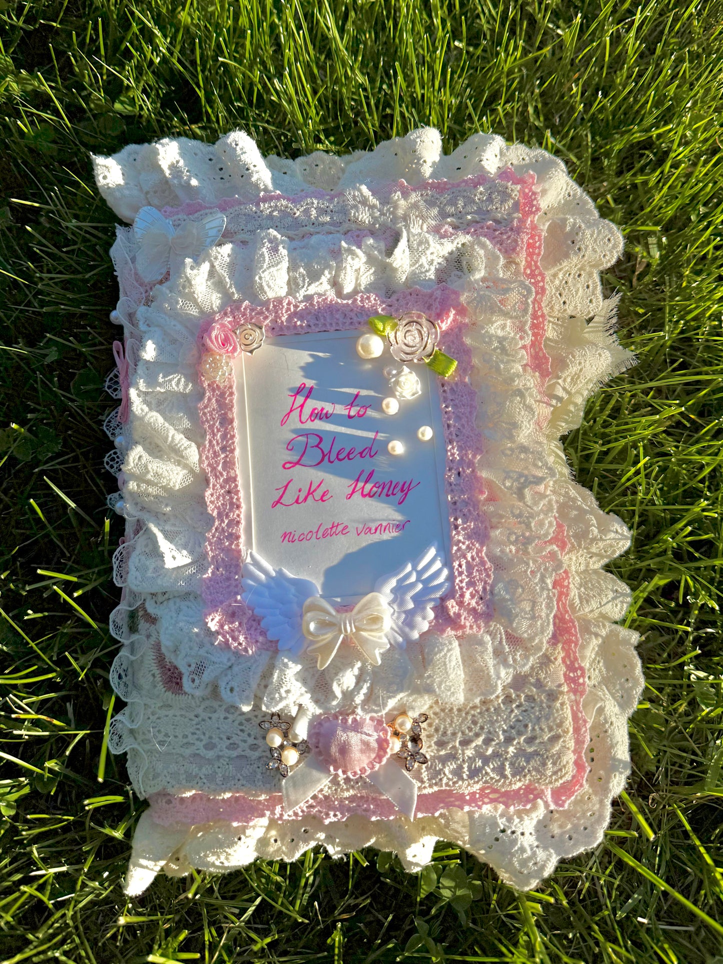 ‘How to Bleed Like Honey’ handmade poetry book #1