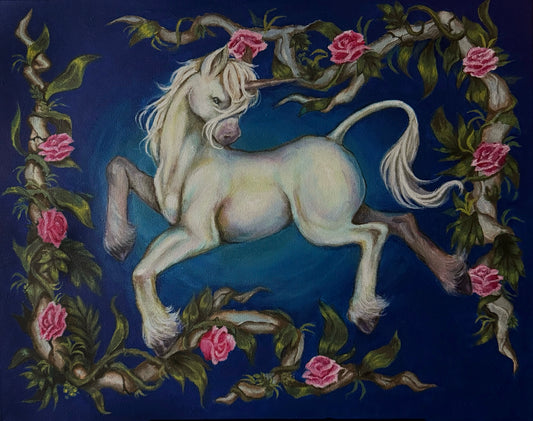 ‘The First Unicorn’ painting