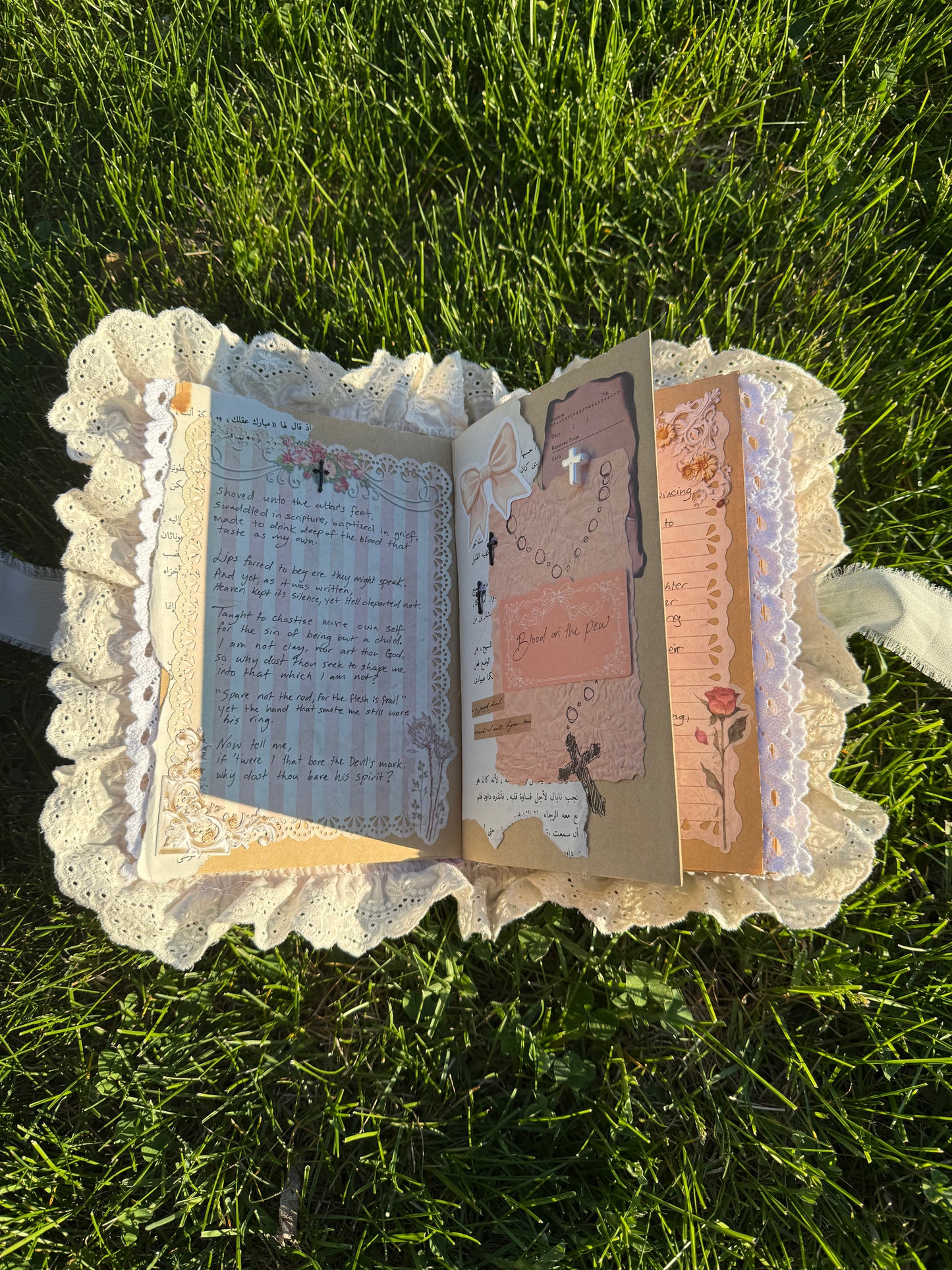 ‘How to Bleed Like Honey’ handmade poetry book #1