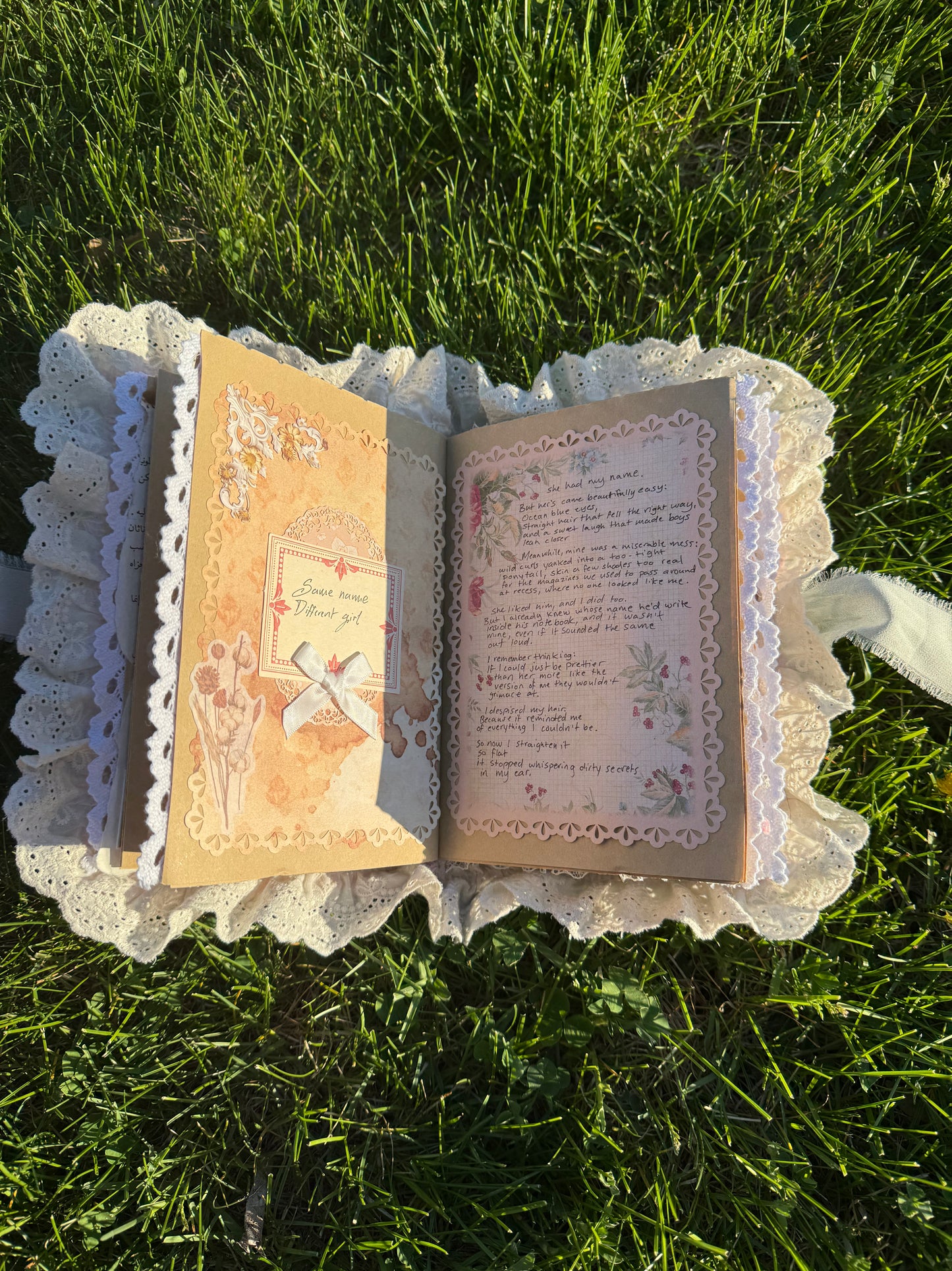 ‘How to Bleed Like Honey’ handmade poetry book #1