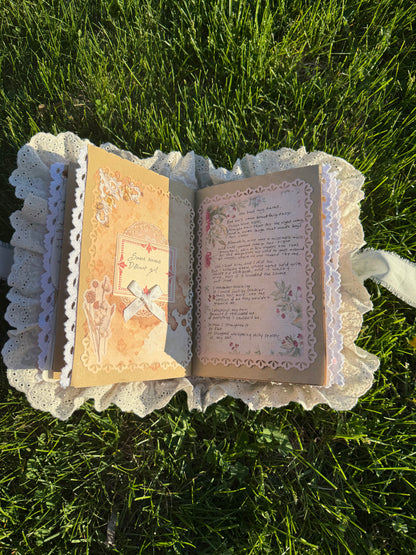 ‘How to Bleed Like Honey’ handmade poetry book #1