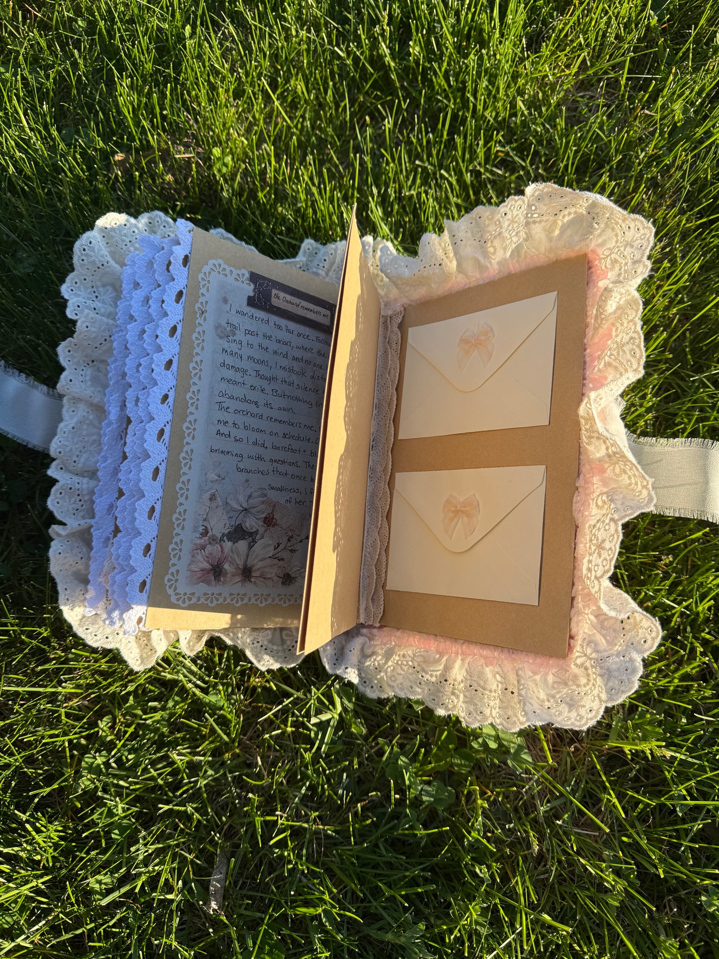 ‘How to Bleed Like Honey’ handmade poetry book #1