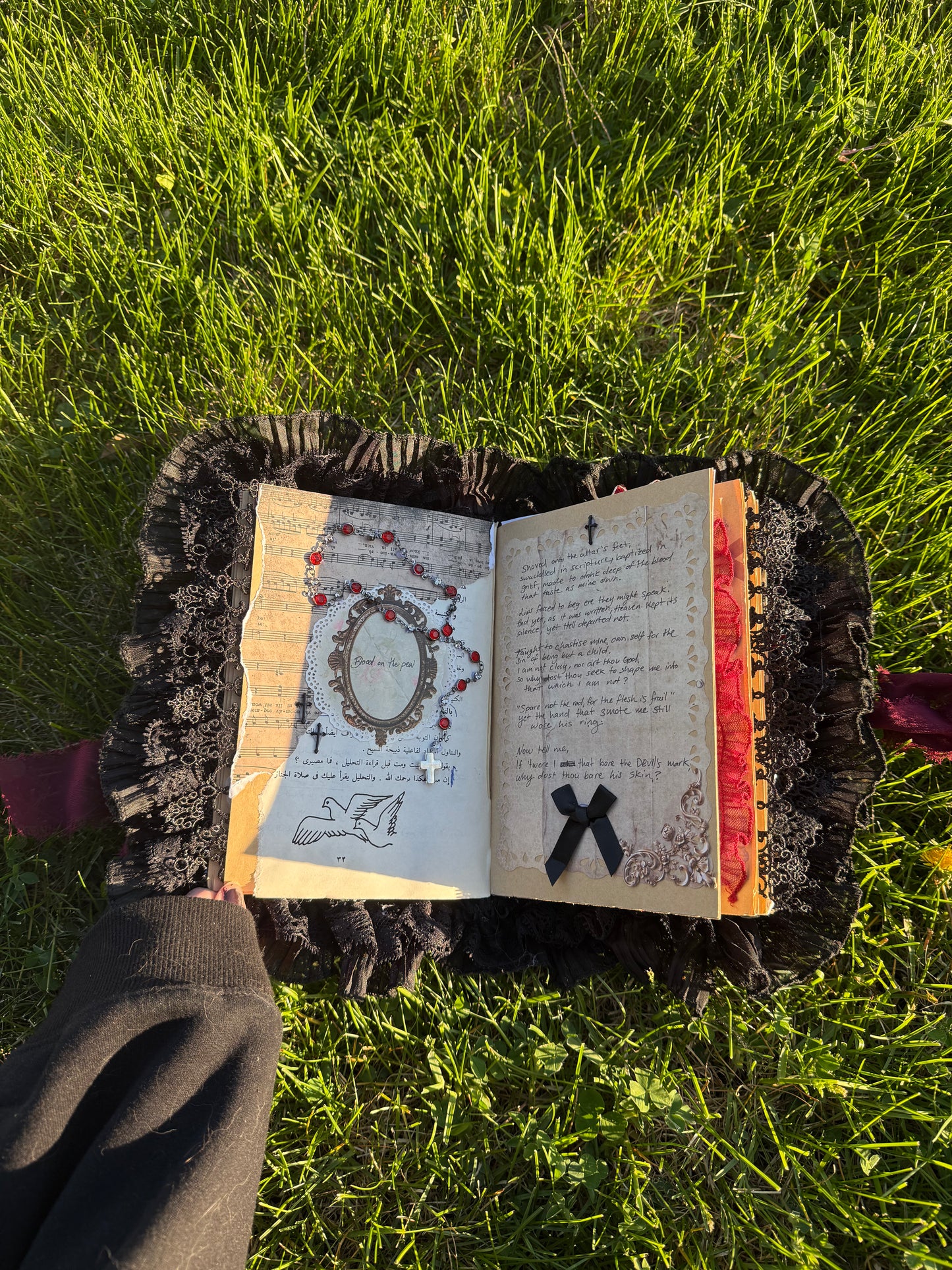 ‘How to Bleed Like Honey’ handmade poetry book #2