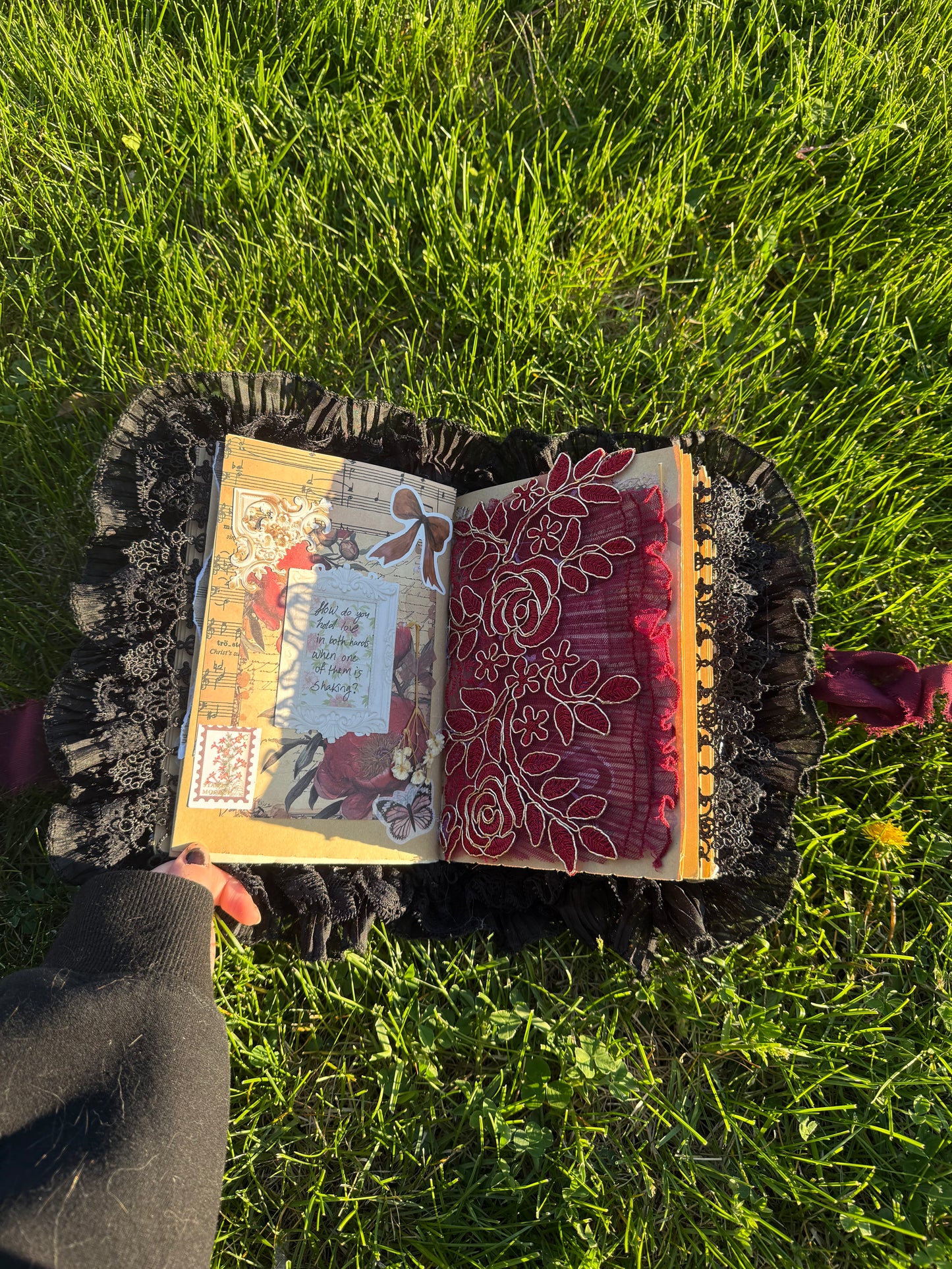 ‘How to Bleed Like Honey’ handmade poetry book #2