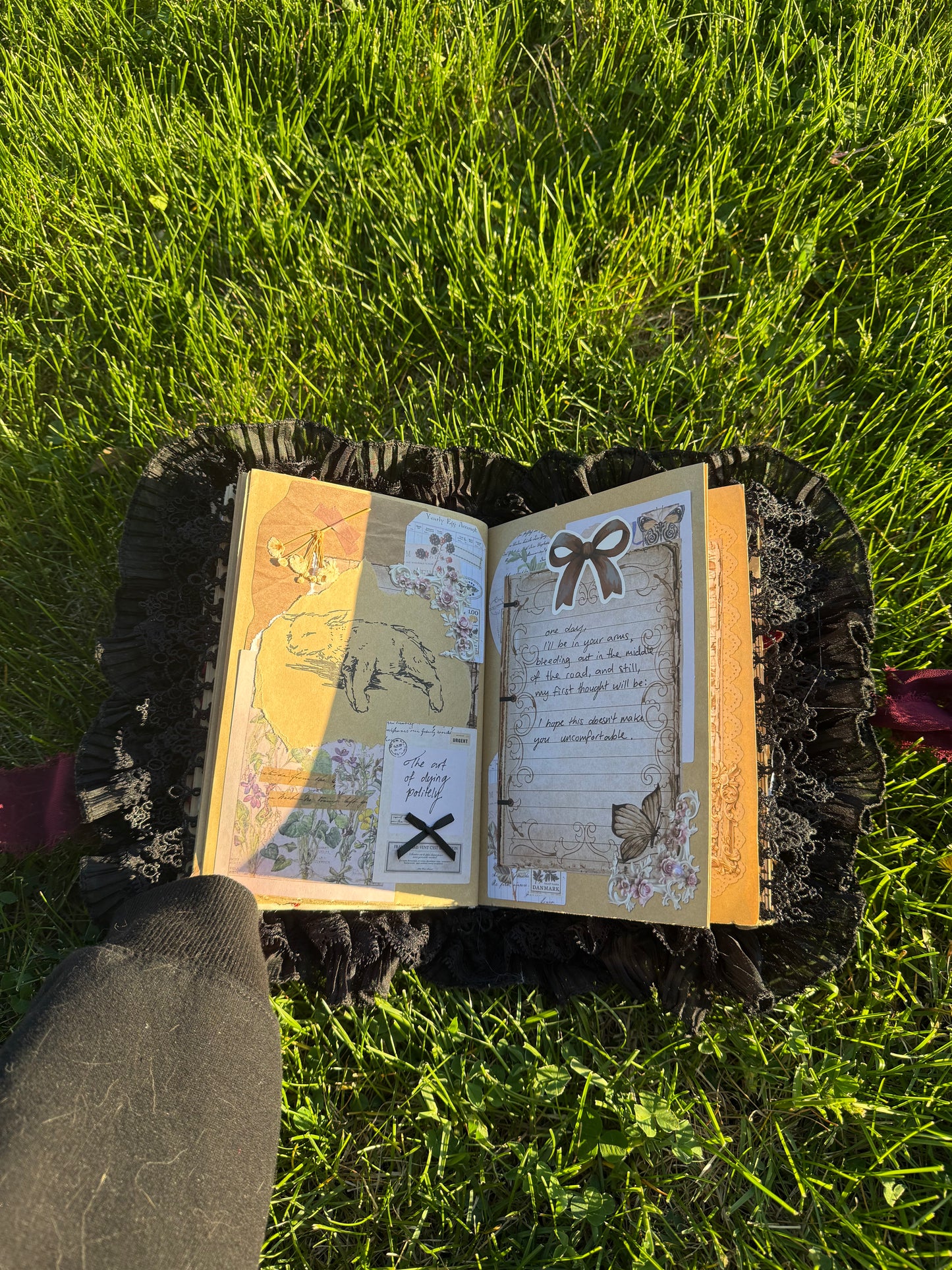 ‘How to Bleed Like Honey’ handmade poetry book #2