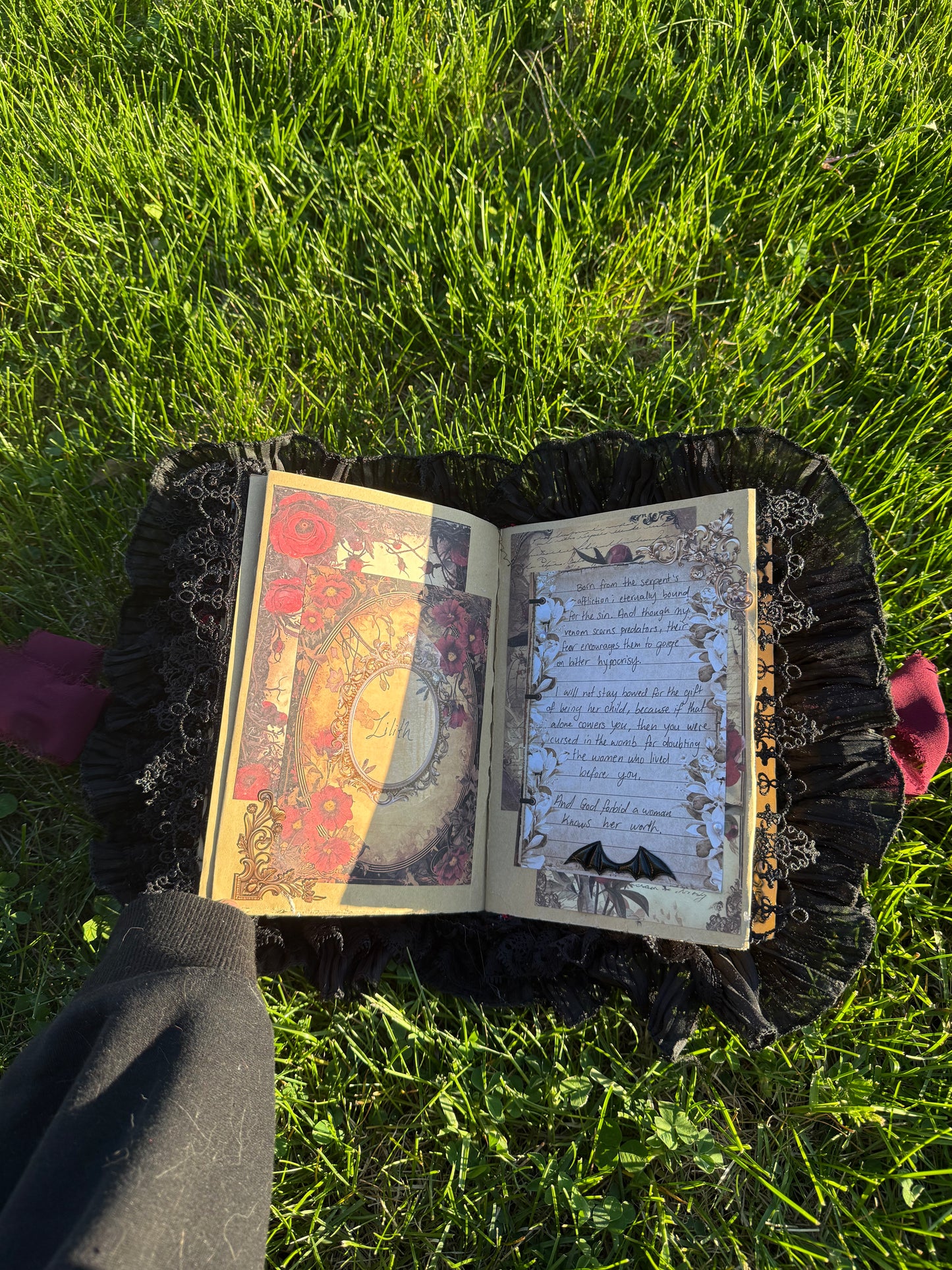 ‘How to Bleed Like Honey’ handmade poetry book #2