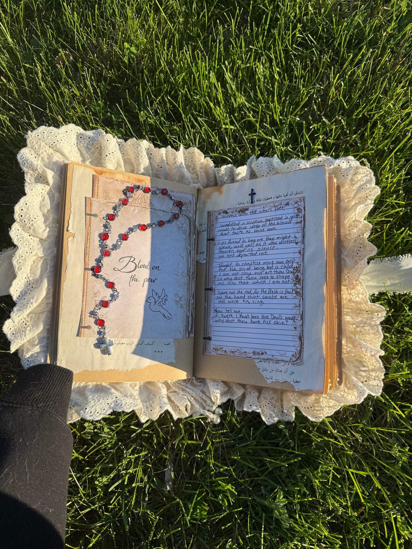 ‘How to Bleed Like Honey’ handmade poetry book #3