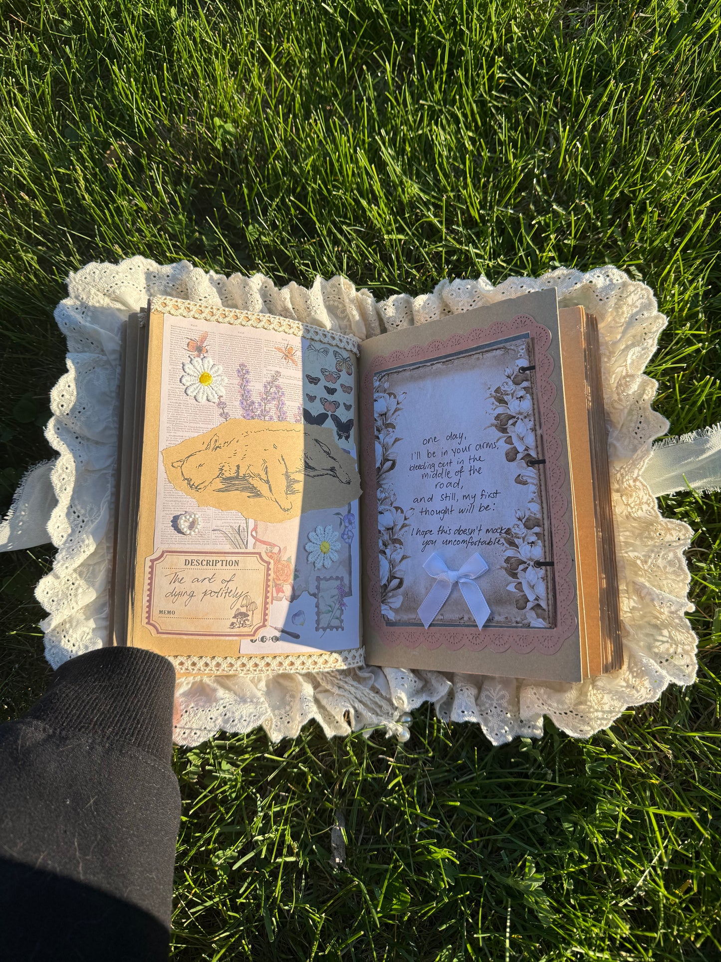 ‘How to Bleed Like Honey’ handmade poetry book #3